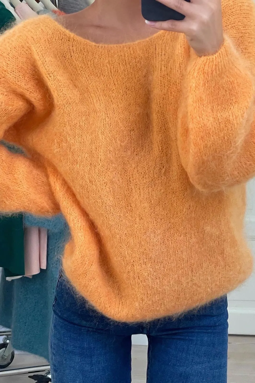 Cornelia LS Cardigan Light Orange sold by Americandreams product image thumbnail 3