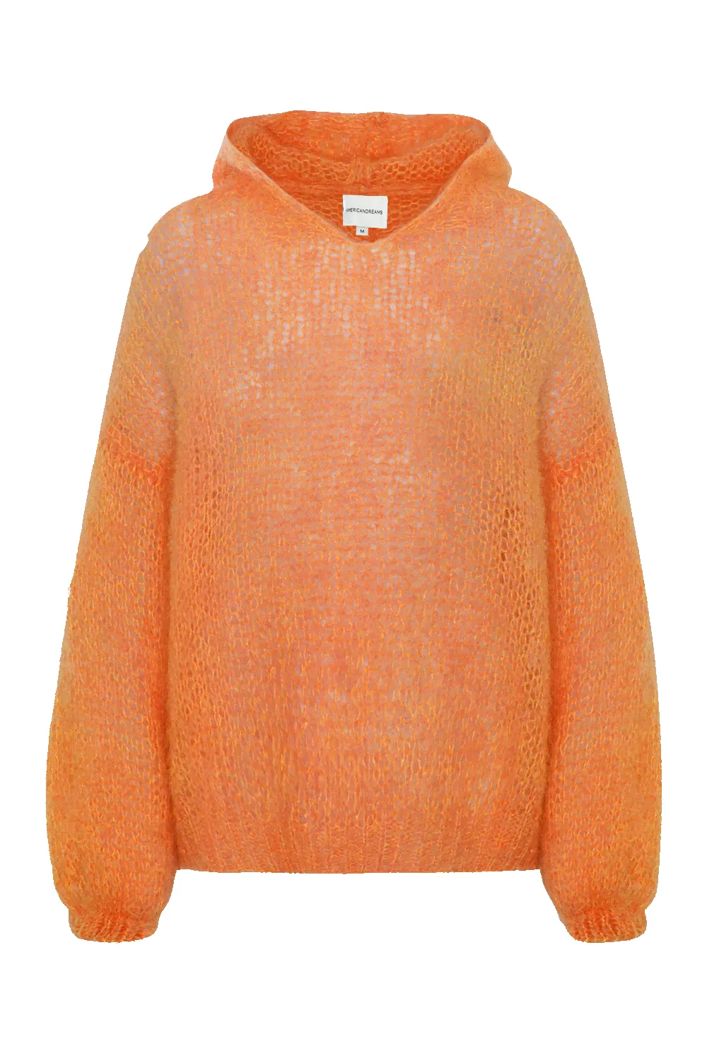 Antonella Mohair Hoodie Orange sold by Americandreams