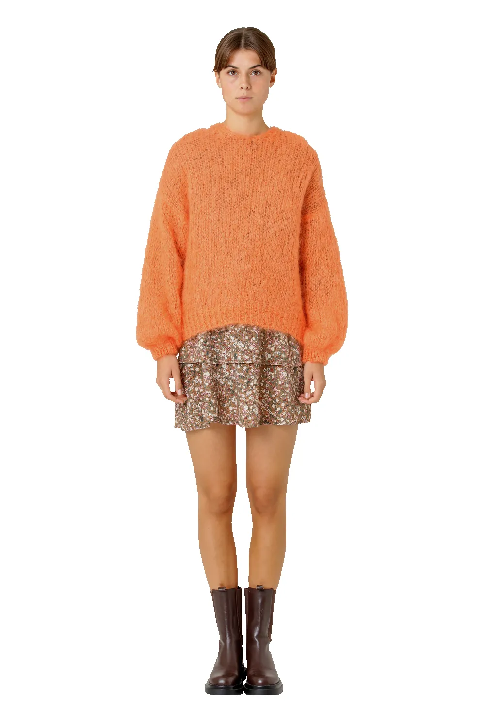 Antonella Mohair Hoodie Orange sold by Americandreams product image thumbnail 2