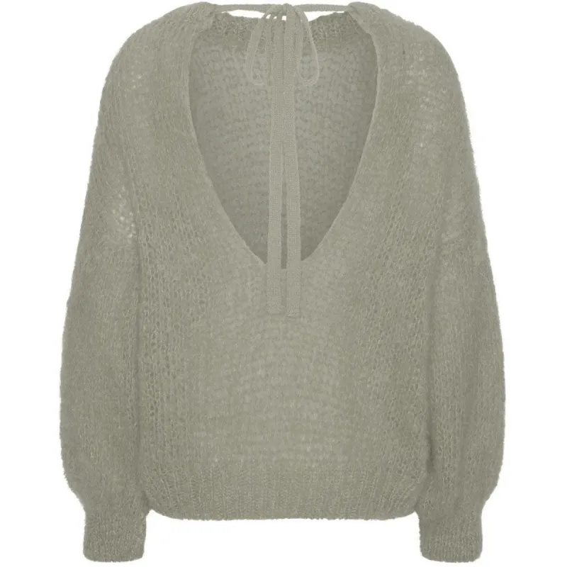 Toga Back Tie Pullover - Beige sold by American Dream