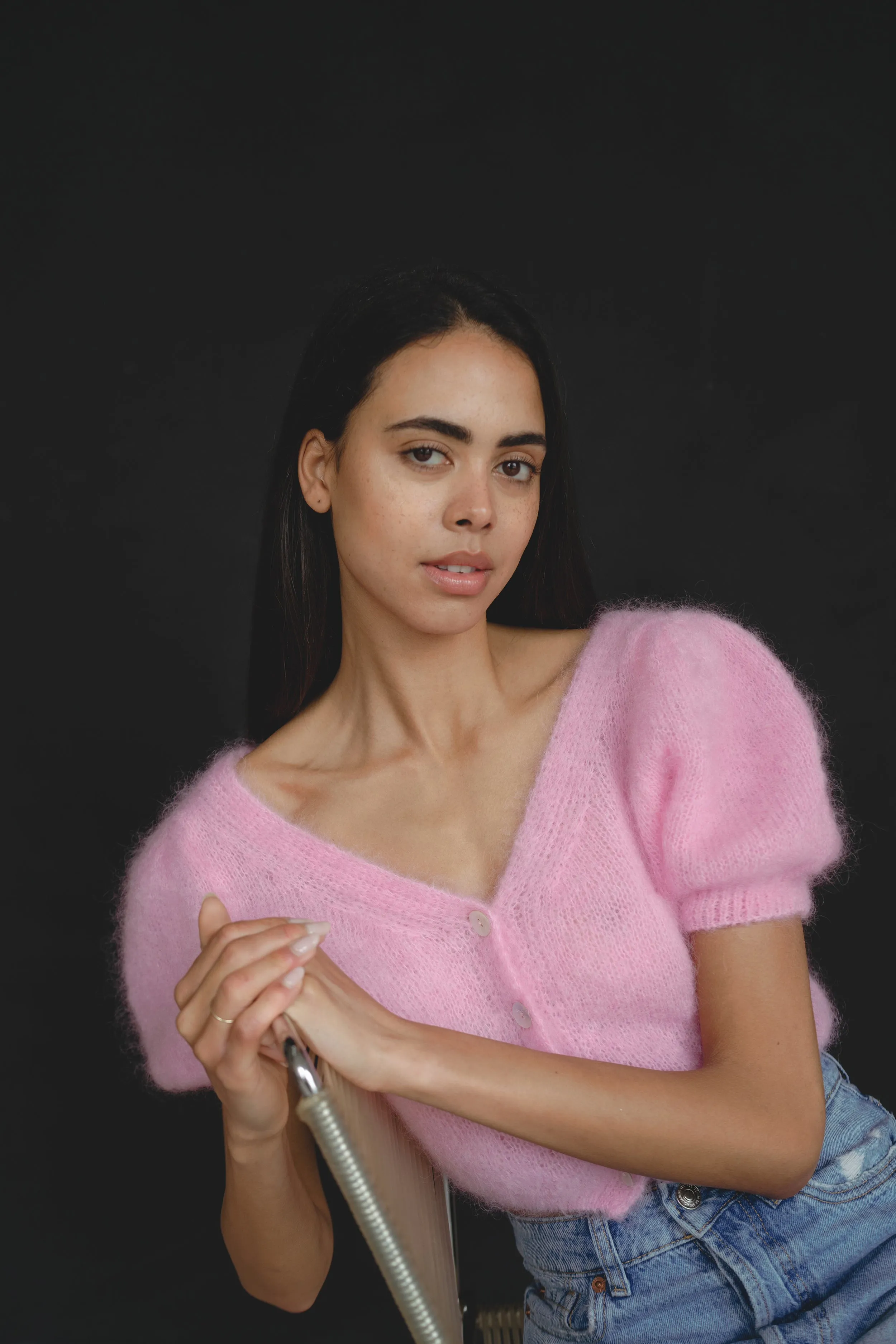 Harper Cardigan Soft Berry sold by Americandreams product image thumbnail 2