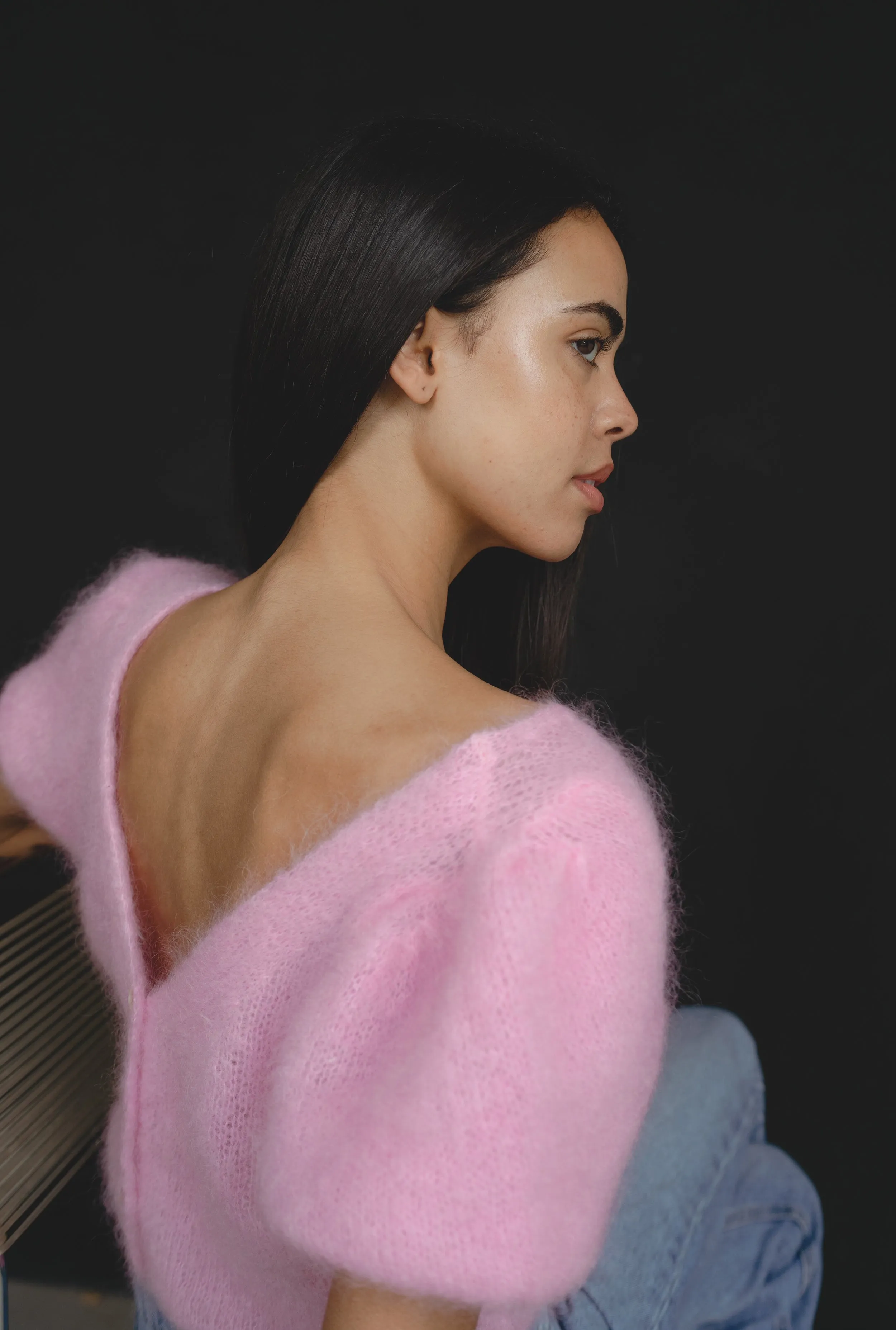 Harper Cardigan Soft Berry sold by Americandreams product image thumbnail 5