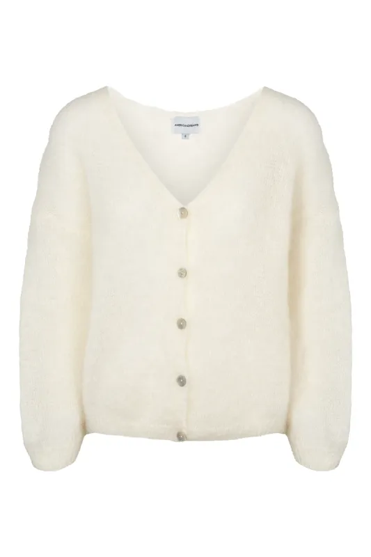 Cornelia LS Cardigan White sold by Americandreams