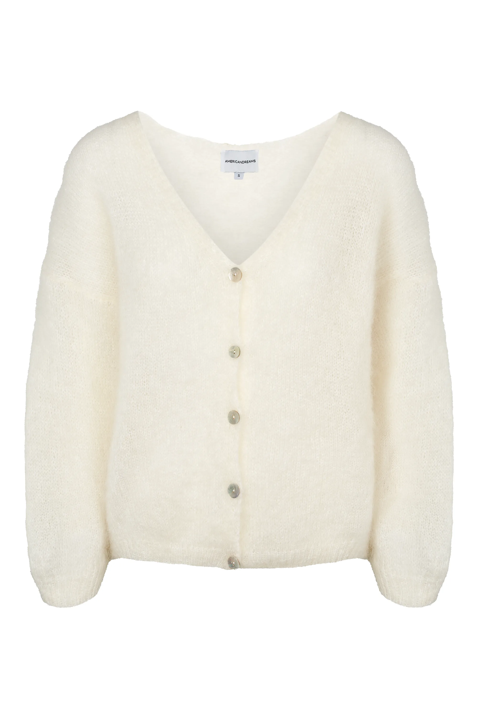 Cornelia LS Cardigan White sold by Americandreams