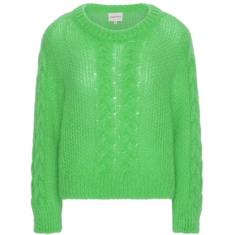 Louisa Cable Knit Pullover - Emerald Green sold by American Dream