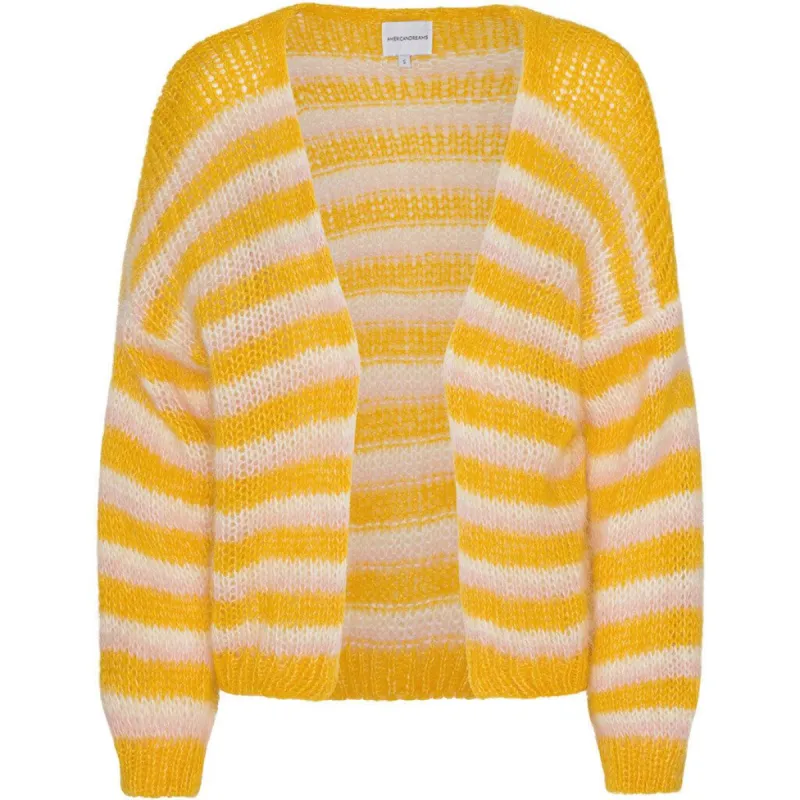 Ramona Cardigan - Yellow Striped sold by American Dream