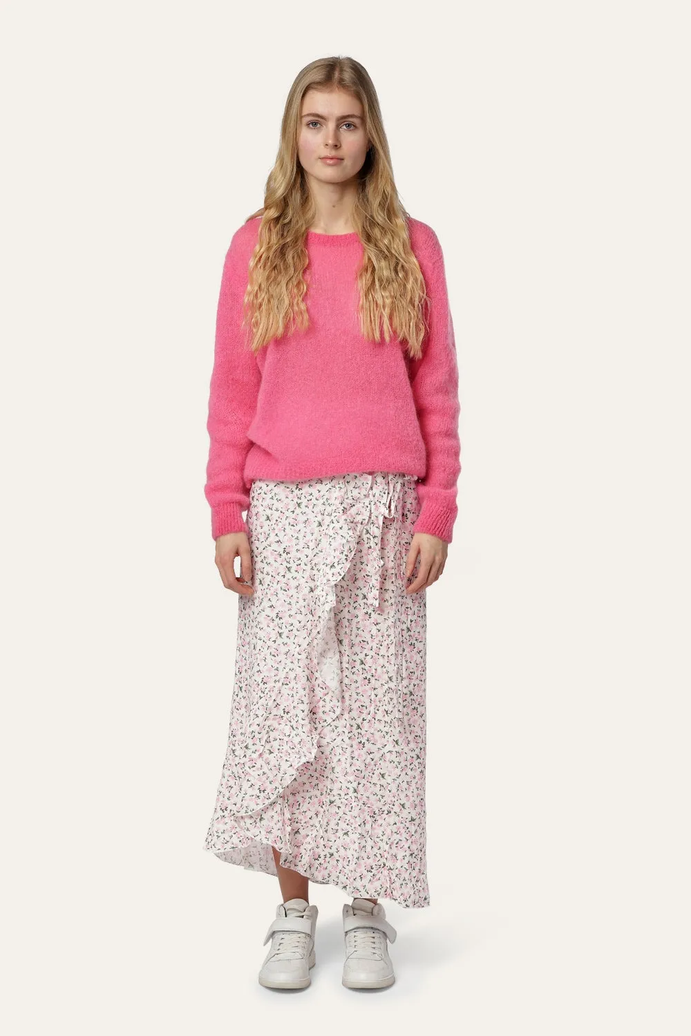 Ulla O Neck Knit Pullover Pink sold by Americandreams product image thumbnail 2