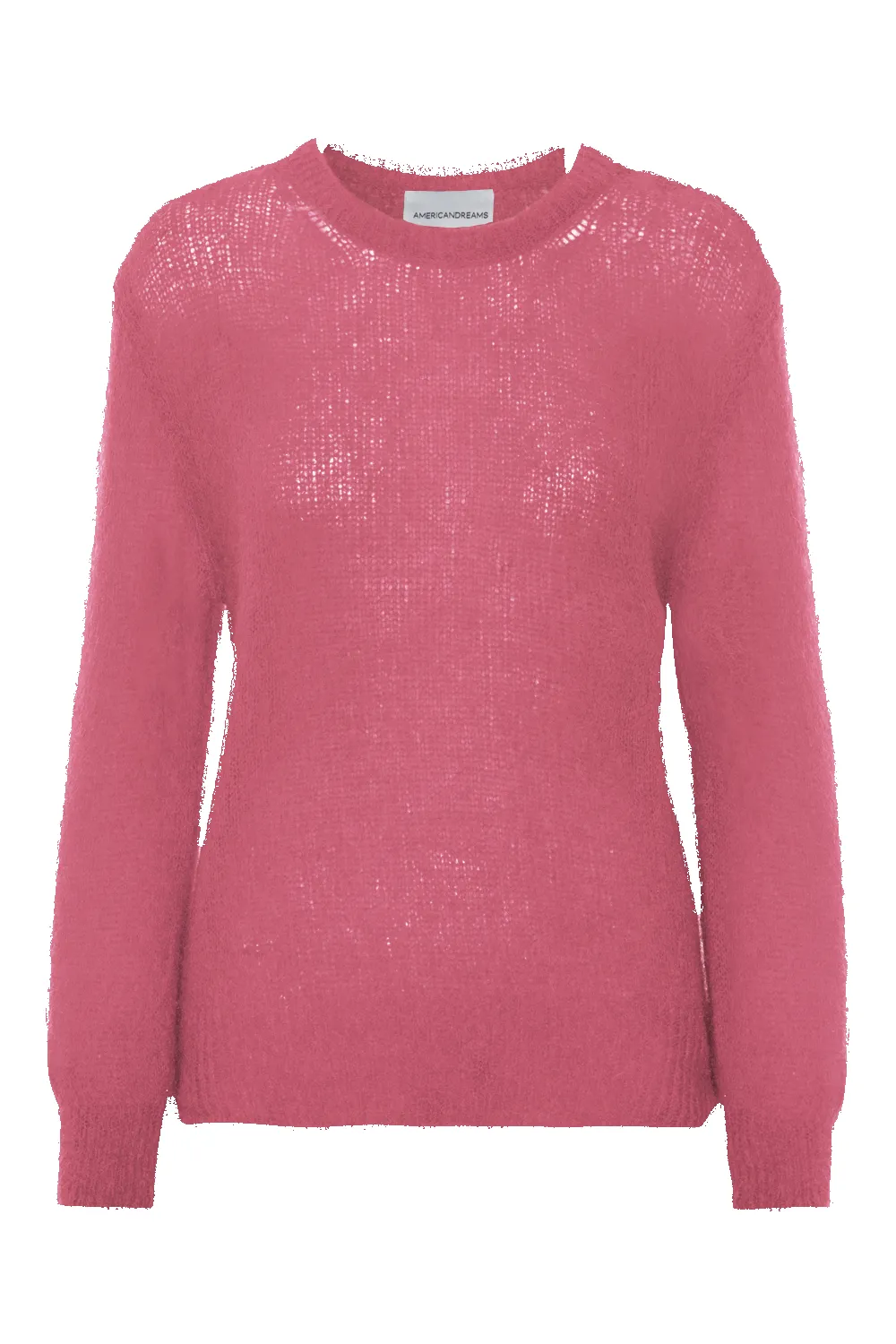 Ulla O Neck Knit Pullover Pink sold by Americandreams