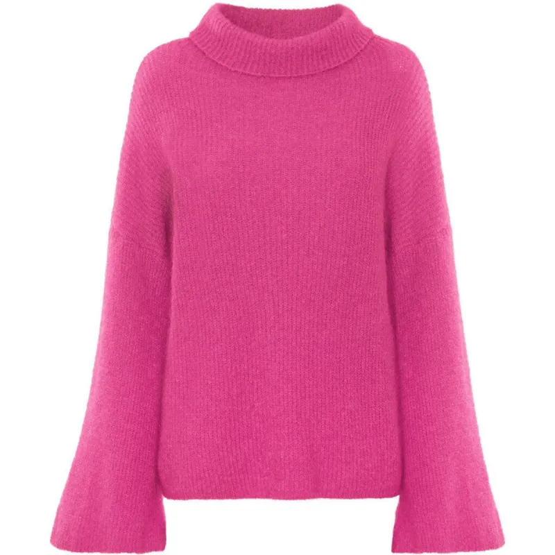 Felicia Oversized Knit - Dark Pink sold by American Dream