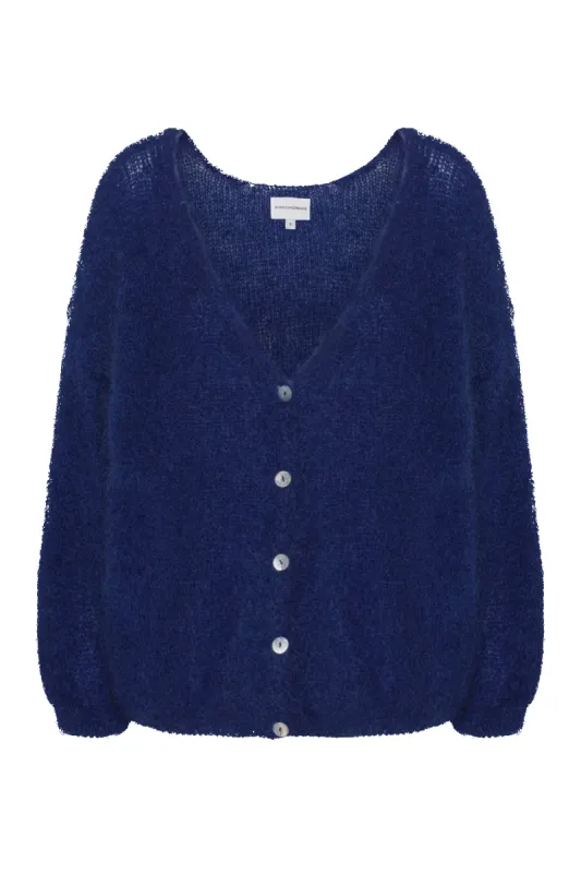 Cornelia LS Cardigan Dark Cobolt sold by Americandreams