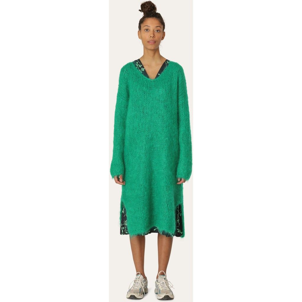 Camilla V Neck Mohair Dress - Jade Green sold by American Dream product image thumbnail 2