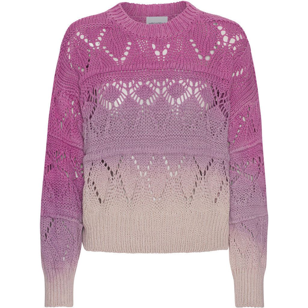 Cassie Cotton Pullover - Lilac Ombre sold by American Dream