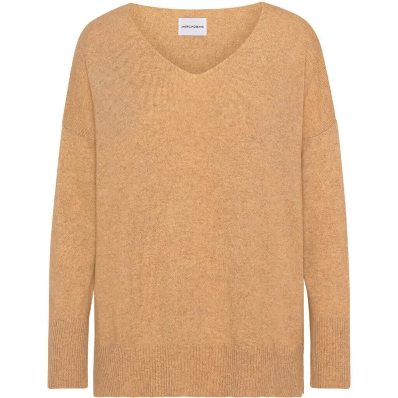 Alexandre Cashmere Pullover - Light Orange sold by American Dream