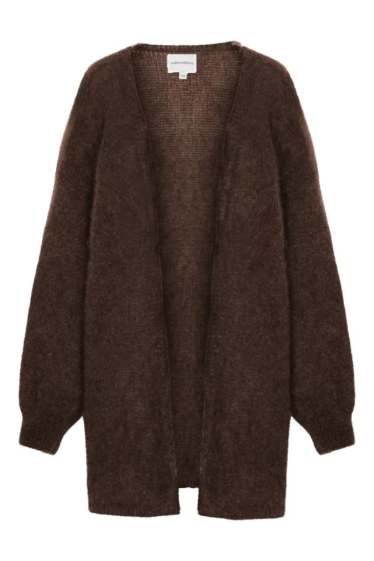 Lee Midi Cardigan Cocoa sold by Americandreams