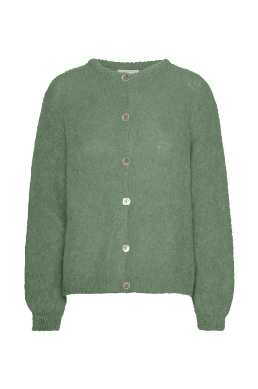 Susan Alpaca Cardigan Dusty Green sold by Americandreams