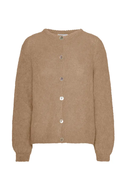 Susan Alpaca Cardigan Medium Brown sold by Americandreams
