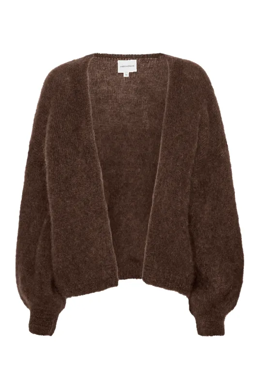 Lee Short Cardigan Cocoa sold by Americandreams