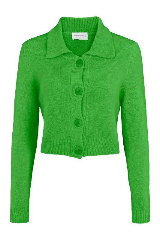 Ronnie Cardigan Bright Green sold by Americandreams