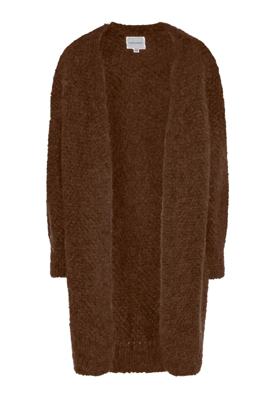 Tenna Cardigan Cocoa Brown made by Americandreams