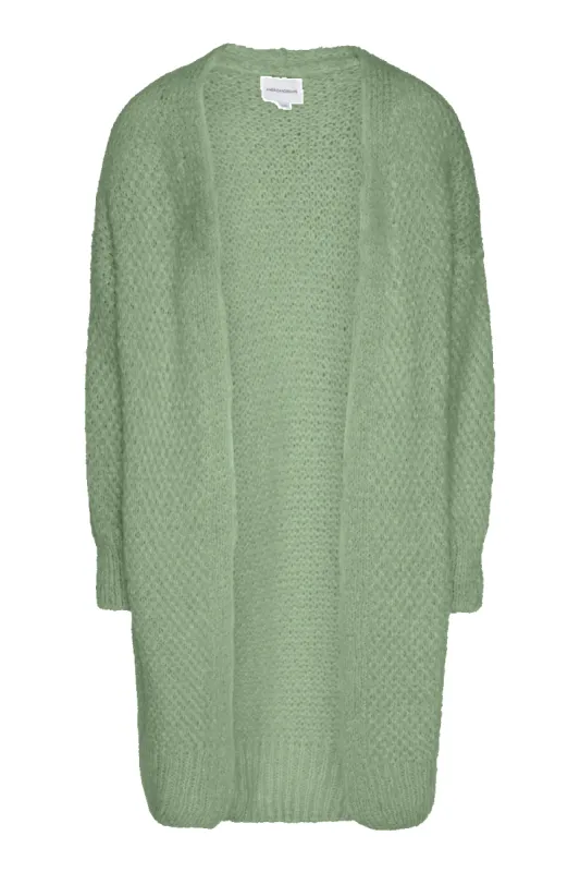 Tenna Cardigan Dusty Green made by Americandreams