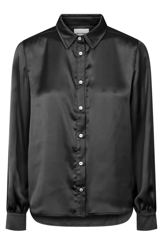 Ami Shirt Black Solid made by Americandreams