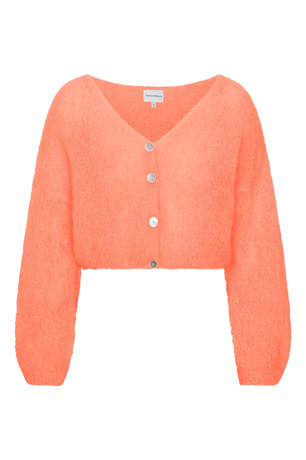 Cornelia Cropped Cardigan Burnt Orange sold by Americandreams