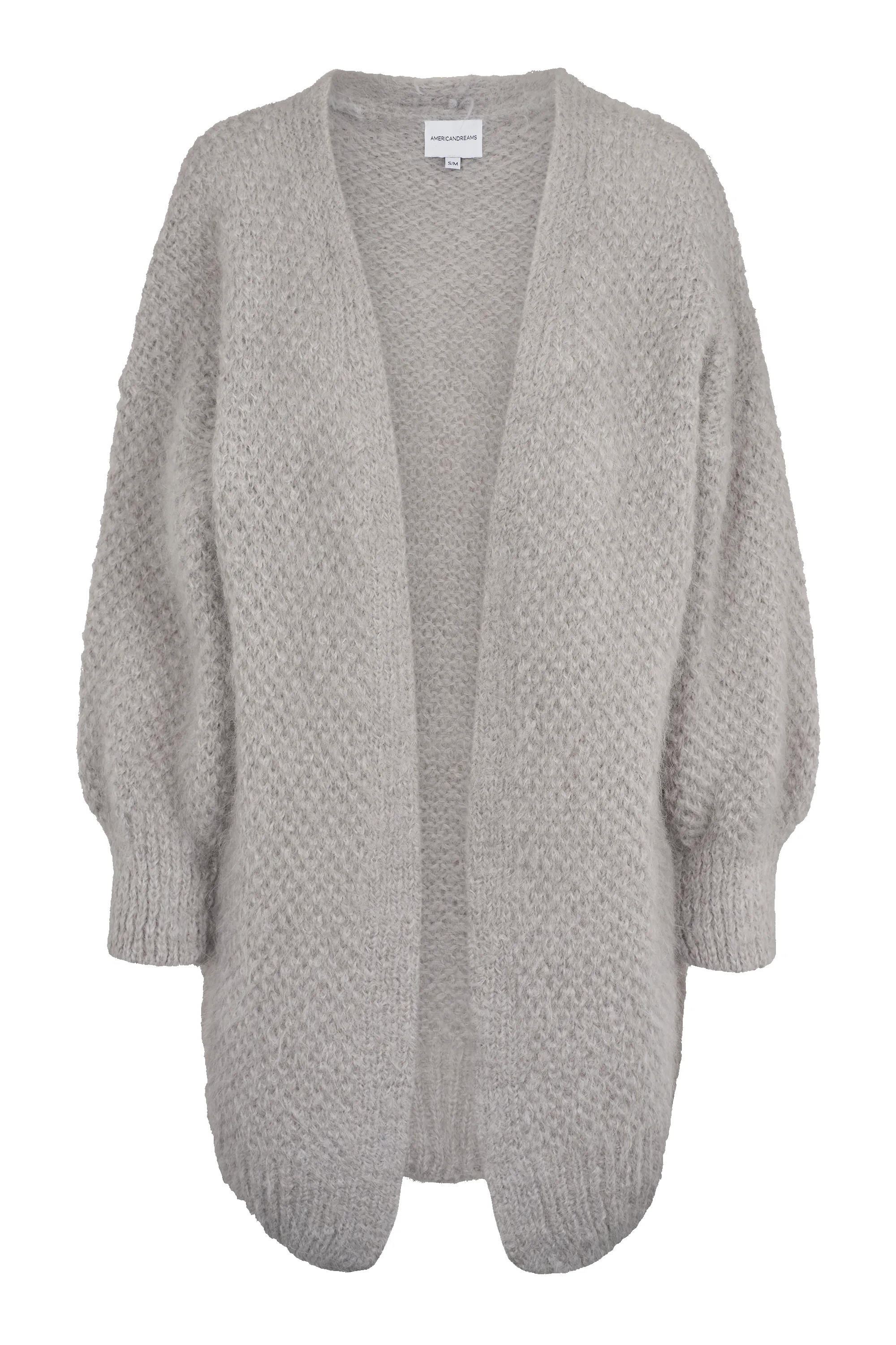 Tenna Cardigan Light Grey sold by Americandreams product image thumbnail 2