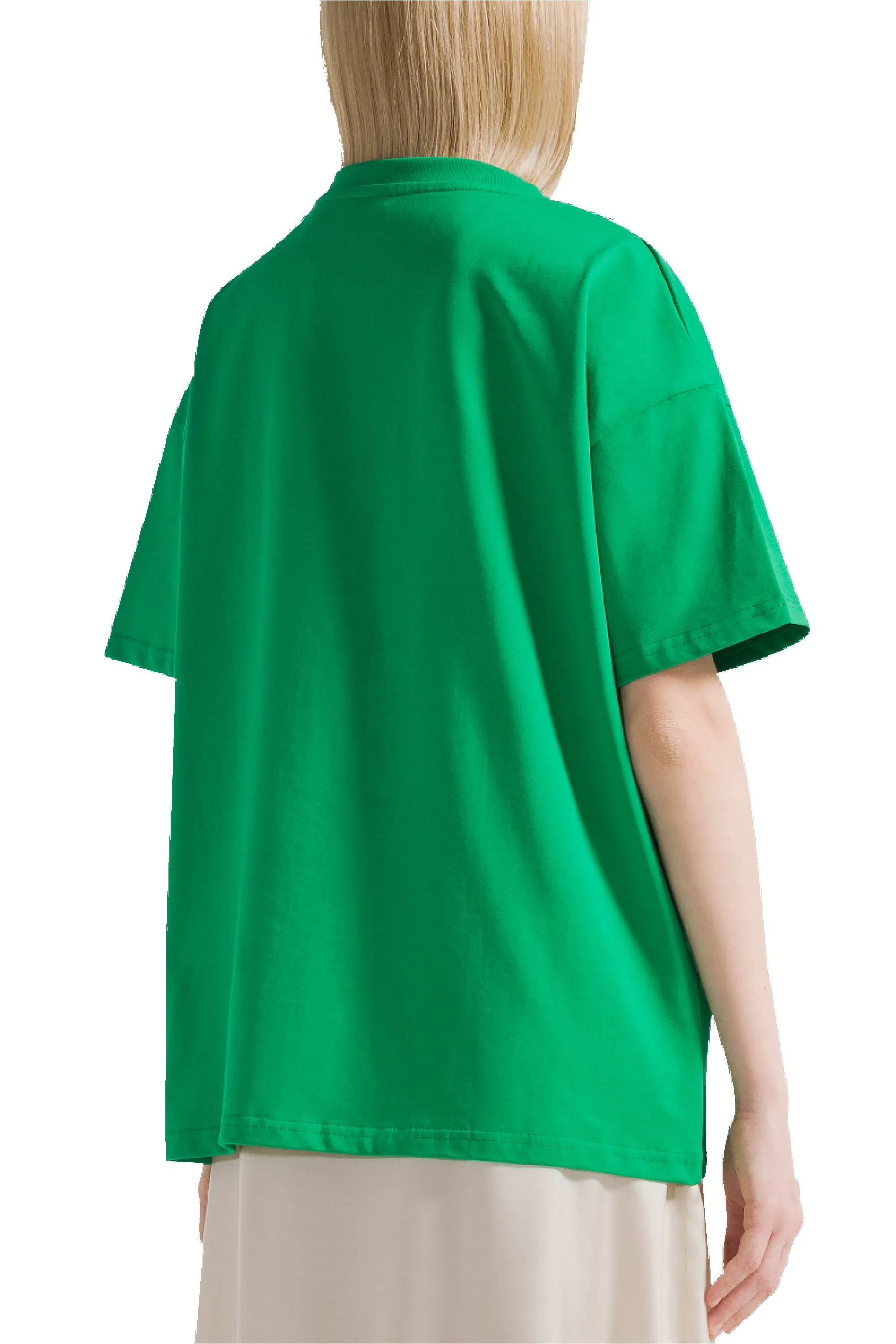 Doria Boxy T-Shirt Bright Green sold by Americandreams product image thumbnail 3