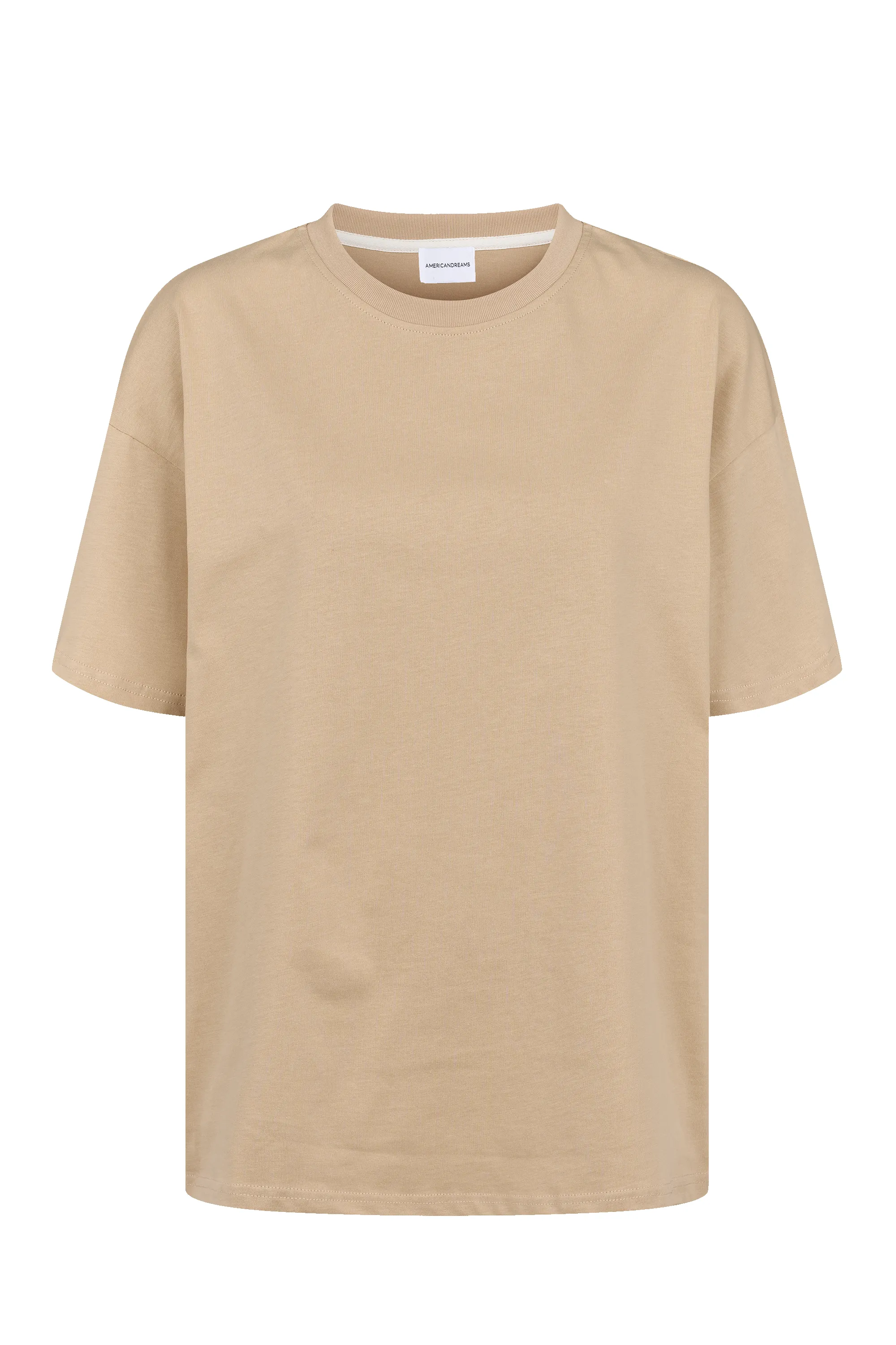 Doria Boxy T-Shirt Light Cappuccino sold by Americandreams