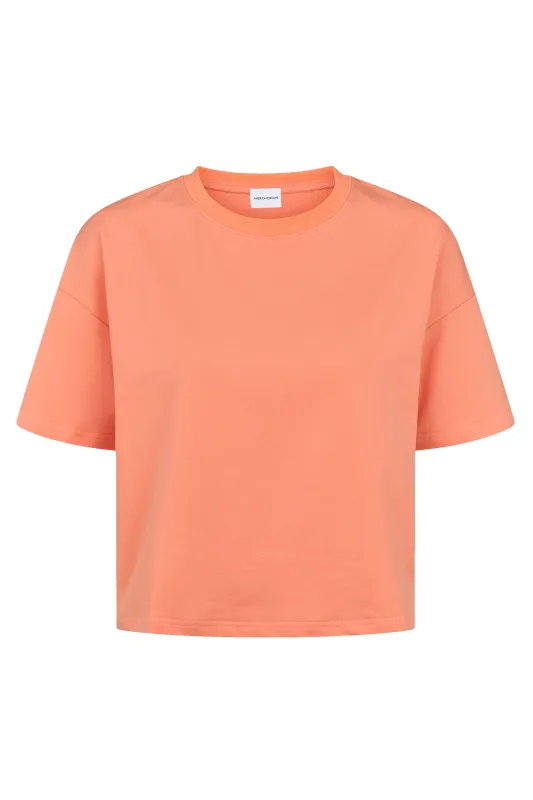 Kelly Boxy Tee Short Salmon made by Americandreams