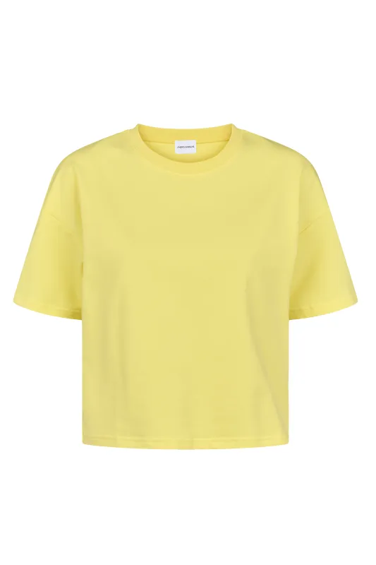 Kelly Boxy Tee Short Neon Yellow made by Americandreams