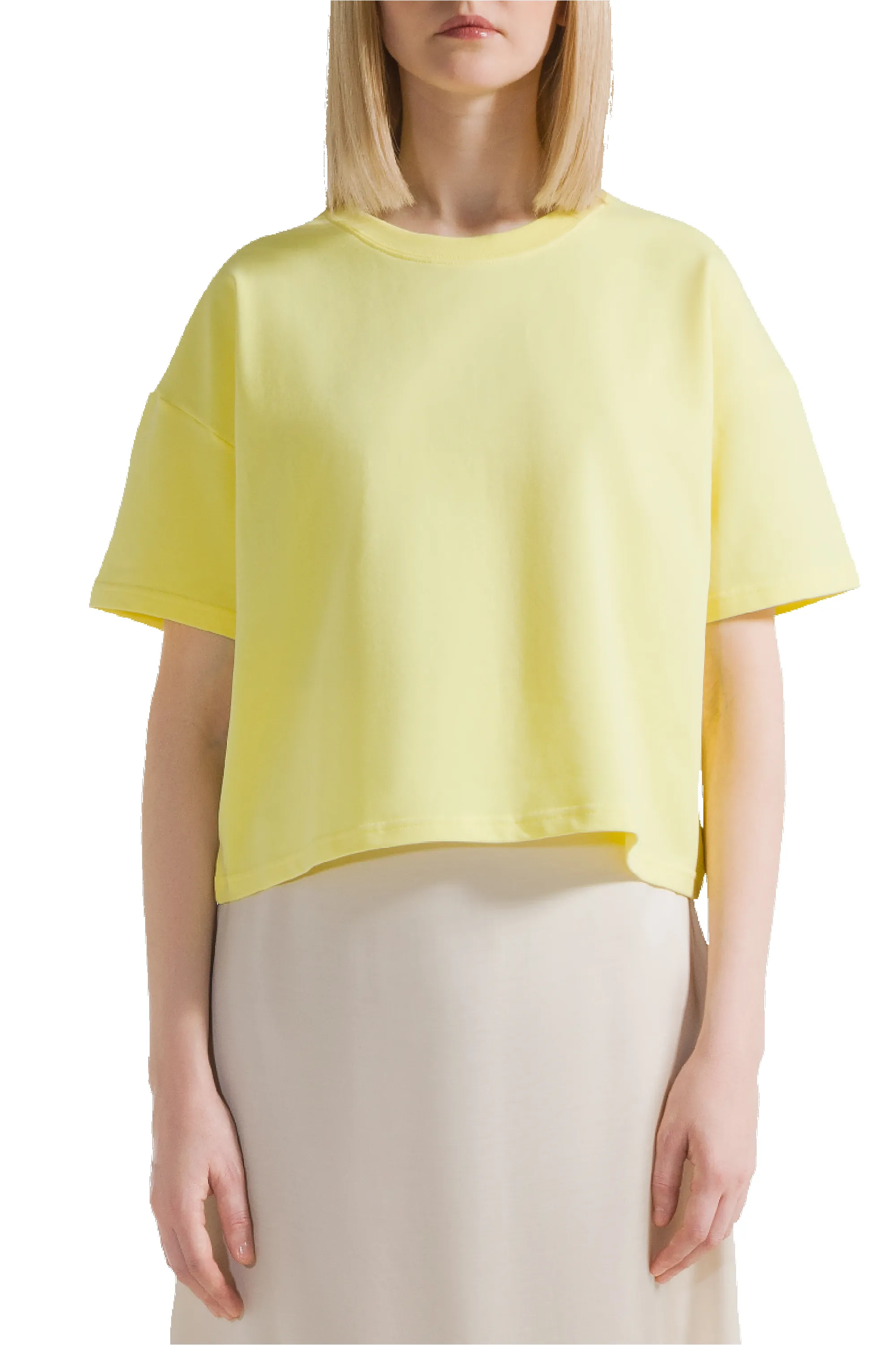 Kelly Boxy Tee Short Neon Yellow sold by Americandreams product image thumbnail 2