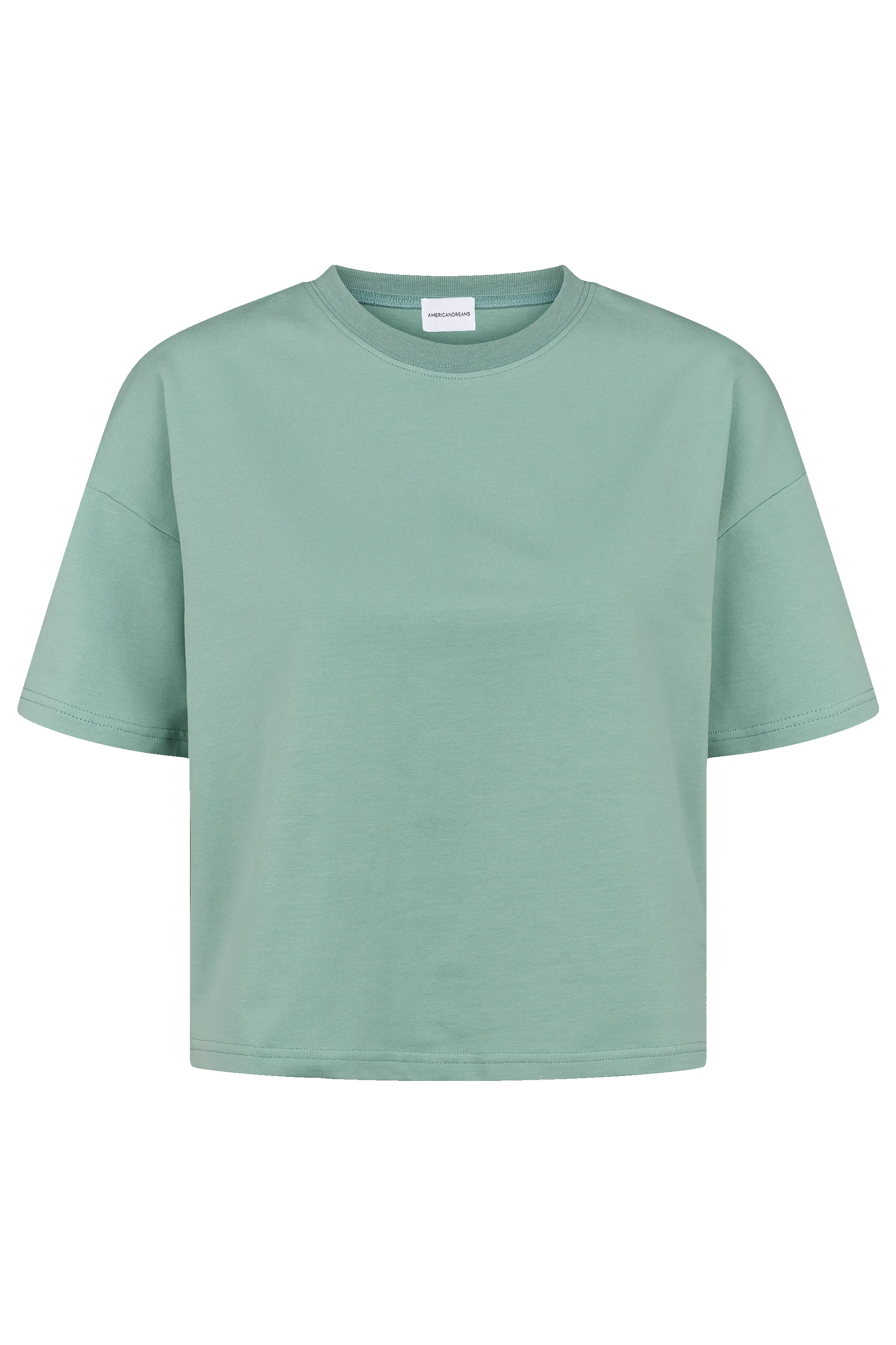 Kelly Boxy Tee Short Turquoise sold by Americandreams