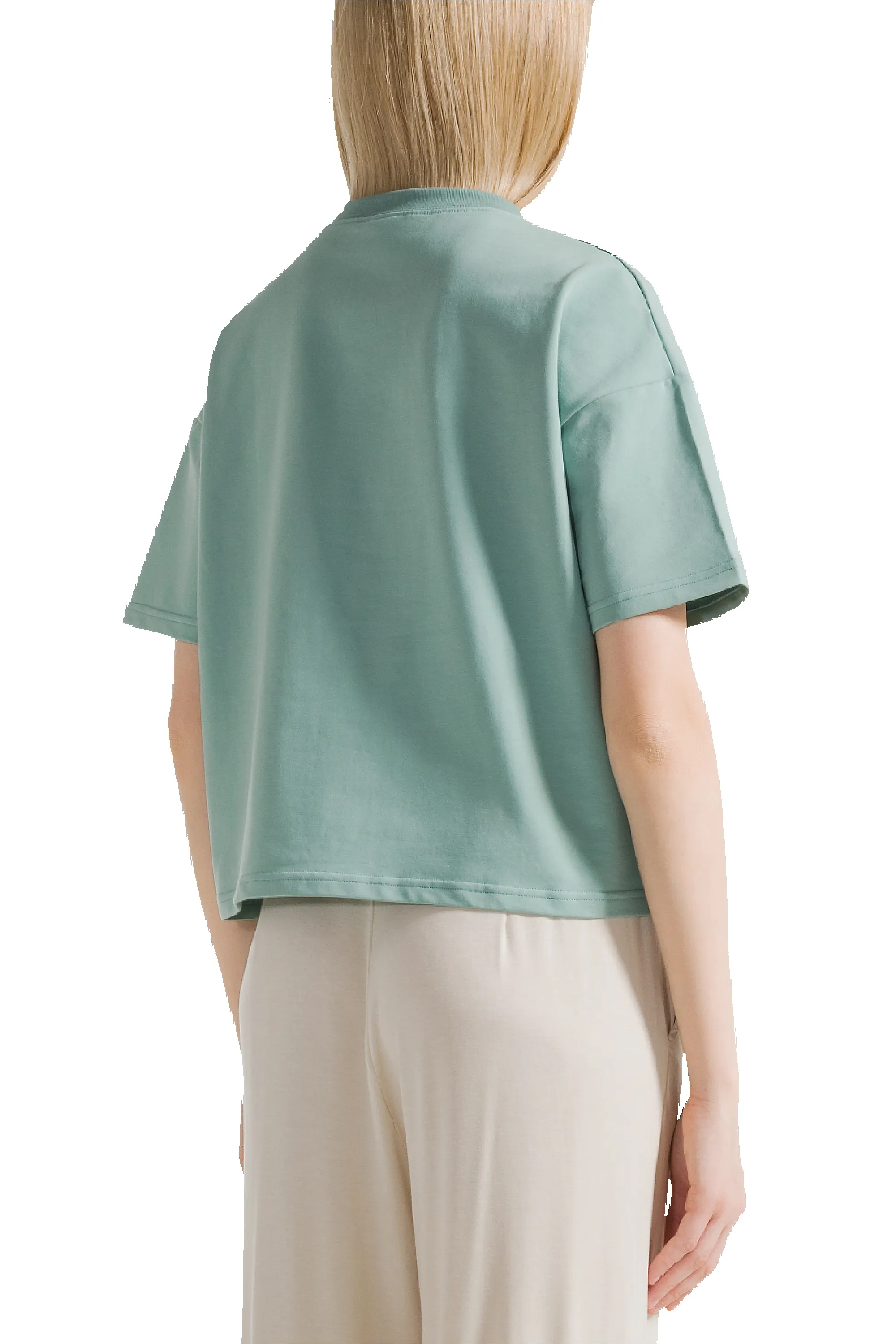 Kelly Boxy Tee Short Turquoise sold by Americandreams product image thumbnail 3