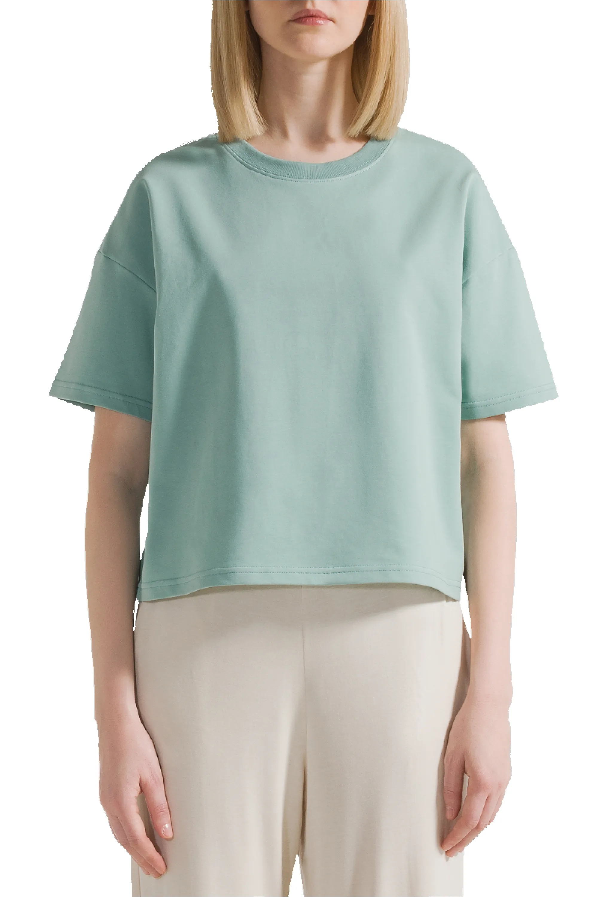 Kelly Boxy Tee Short Turquoise sold by Americandreams product image thumbnail 2