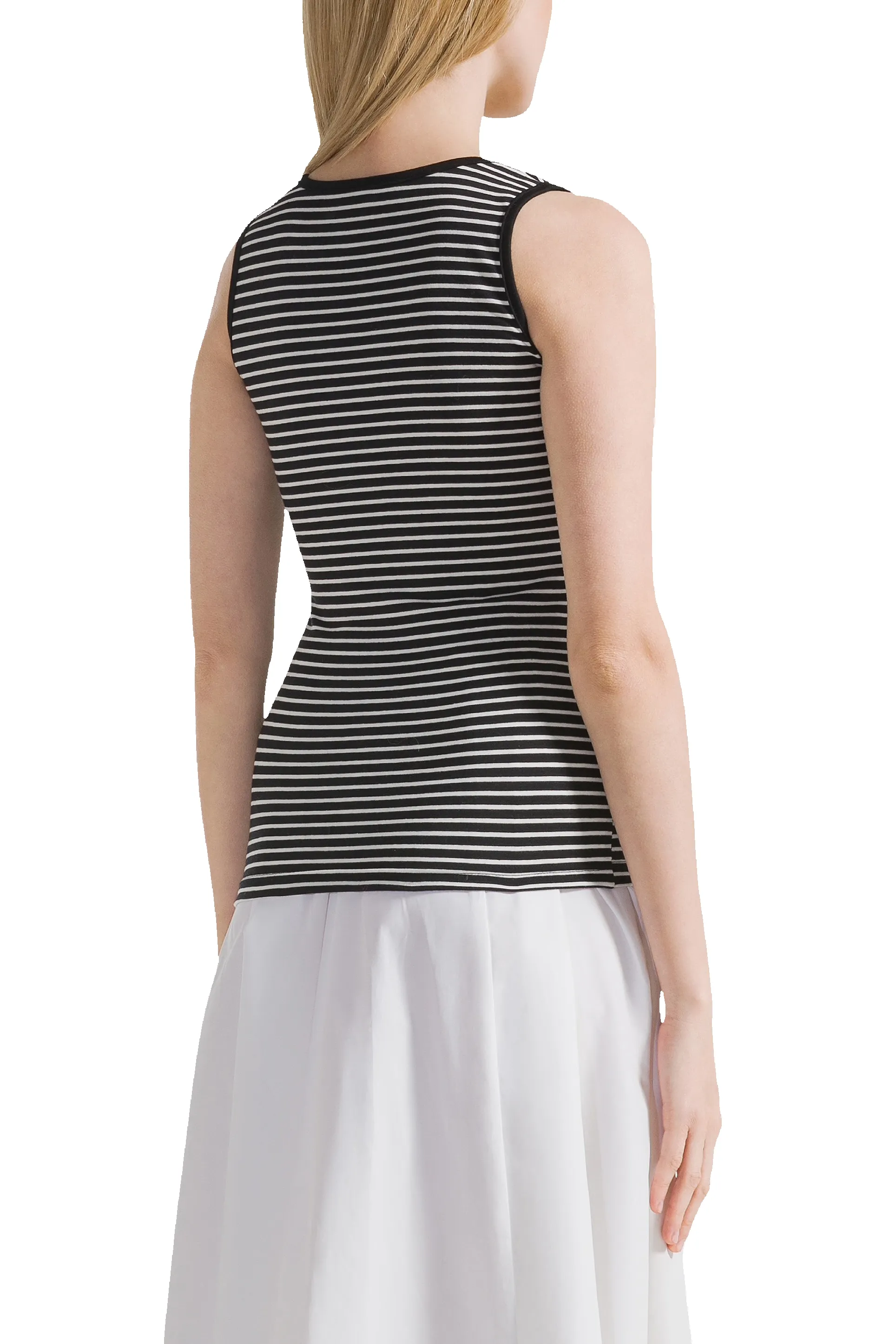Boline Striped Tank Top White / Black sold by Americandreams product image thumbnail 3