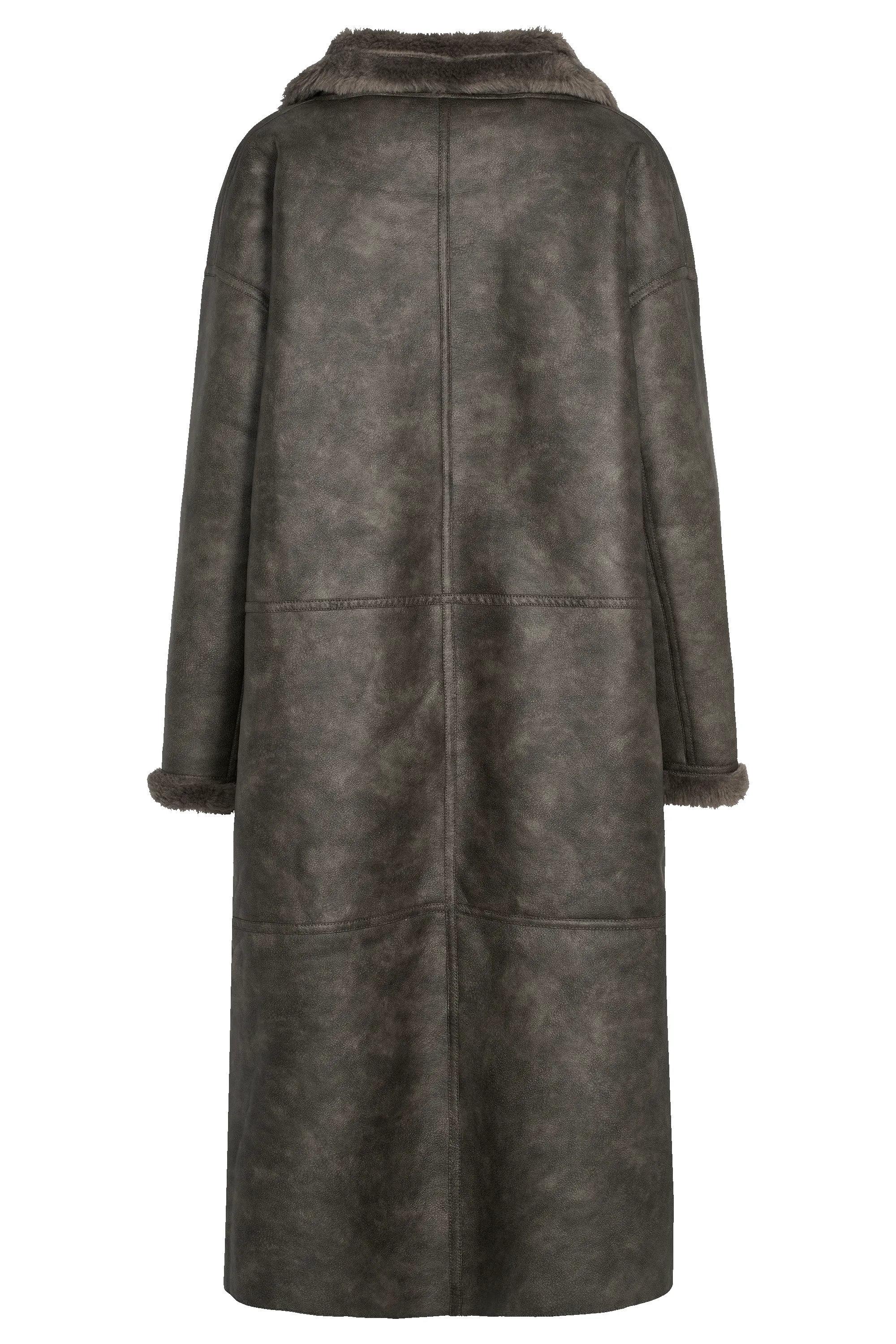 Joa Wool Coat Long Dark Grey sold by Americandreams product image thumbnail 2