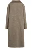 Joa Wool Coat Long Taupe sold by Americandreams