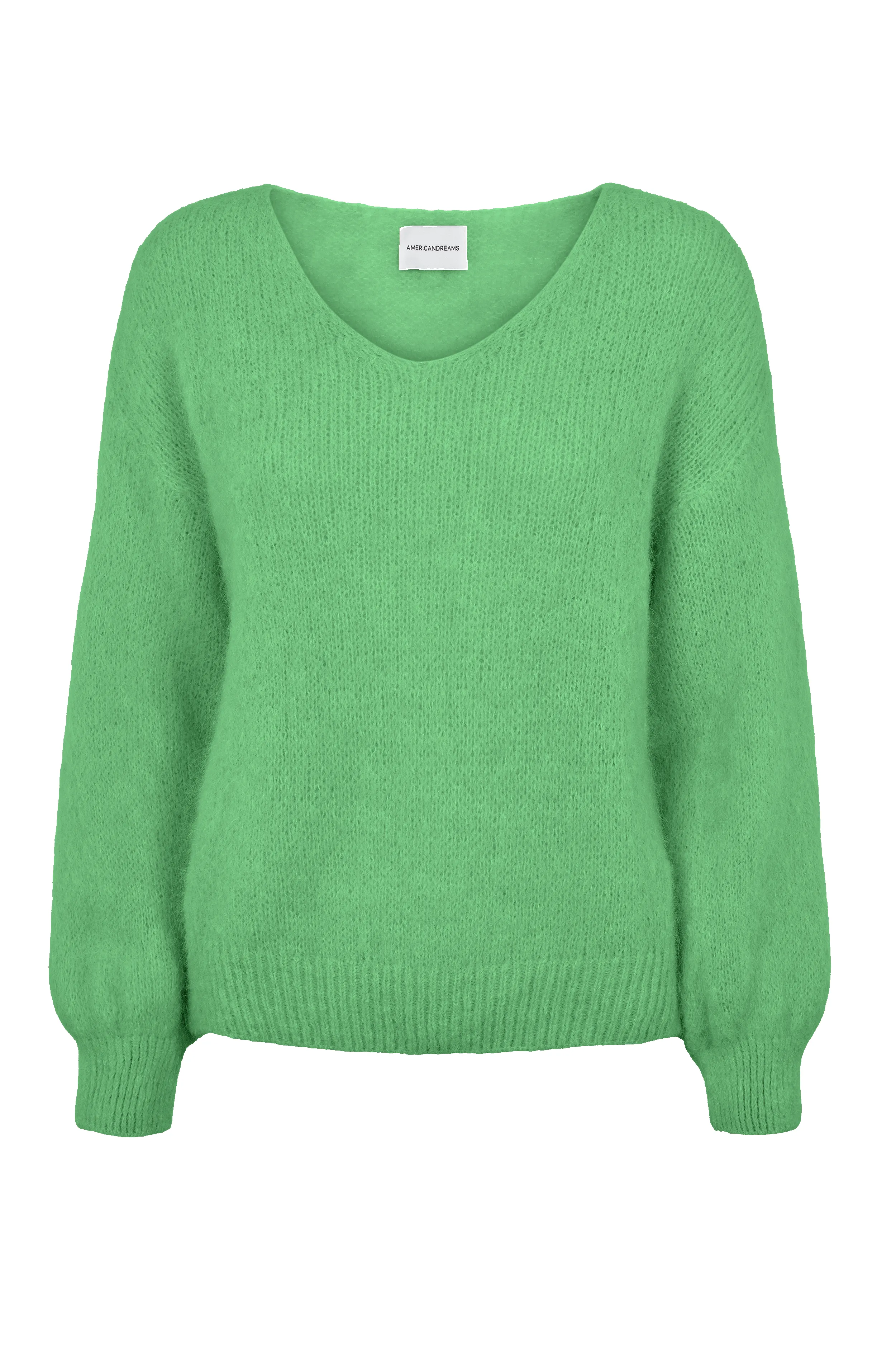 Milana LS Alpaca Pullover Bright Green sold by Americandreams