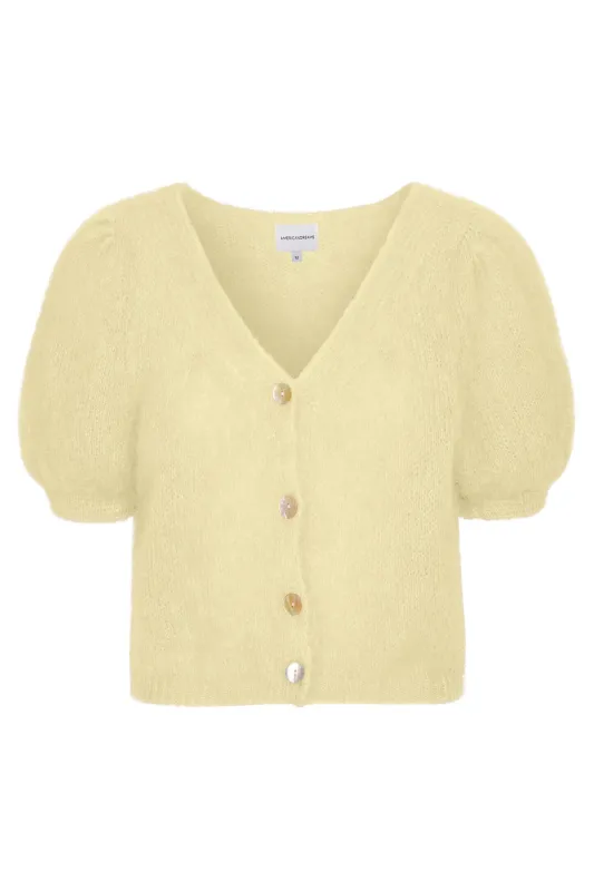 Harper Cardigan Light Yellow made by Americandreams