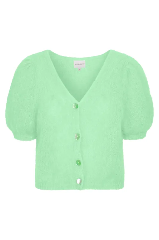 Harper Cardigan Light Green made by Americandreams