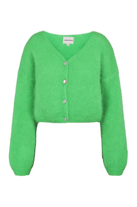 Cornelia Cropped Cardigan Bright Green sold by Americandreams