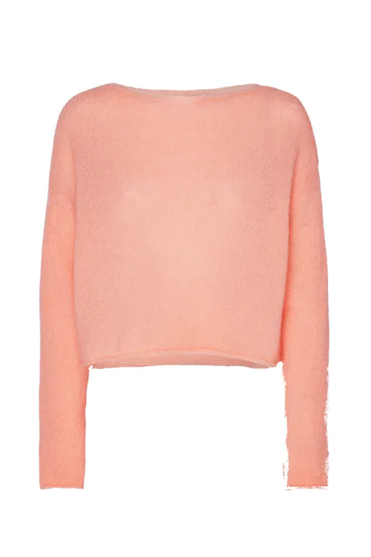 Molly Cropped Pullover Peach sold by Americandreams