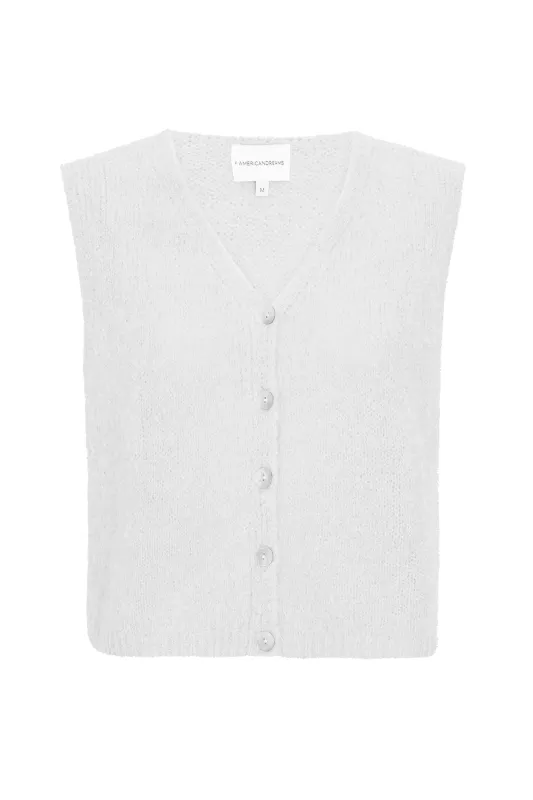 Telma Vest White sold by Americandreams