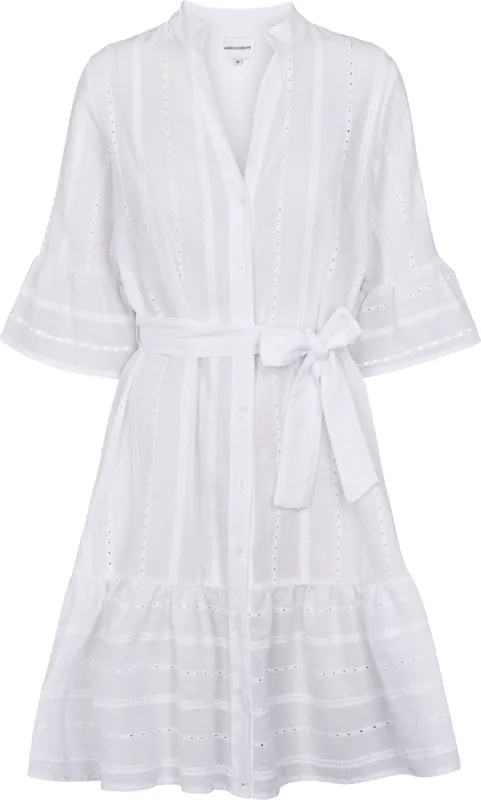 Mona Cotton White Dress sold by Americandreams