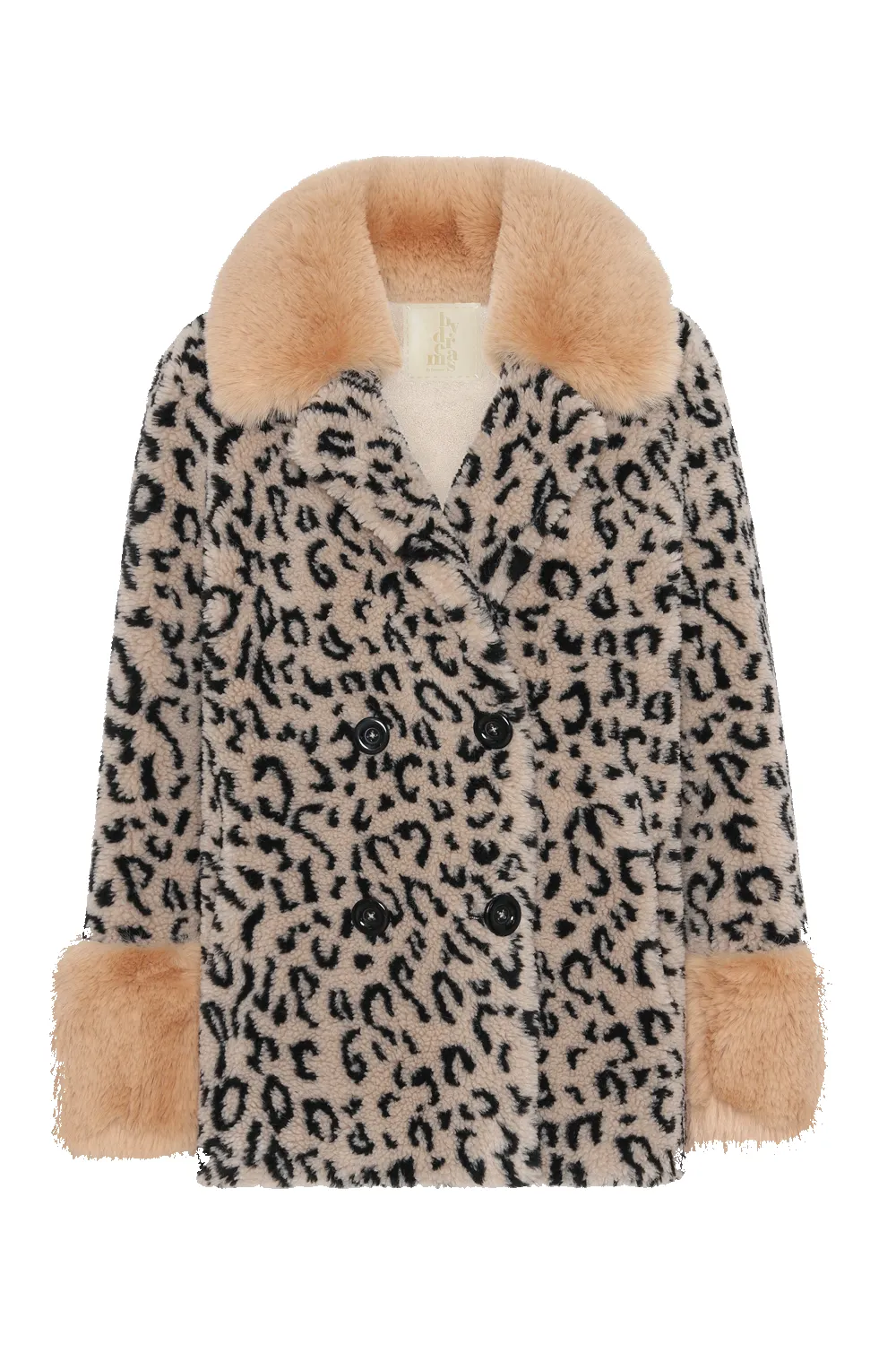 Fiona Short Wool Coat Animal Printed sold by Americandreams