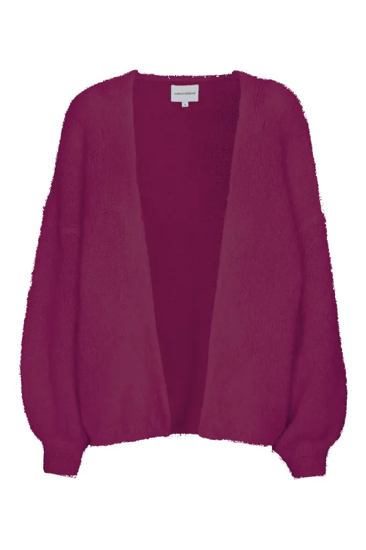 Lee Short Cardigan Bordeaux sold by Americandreams