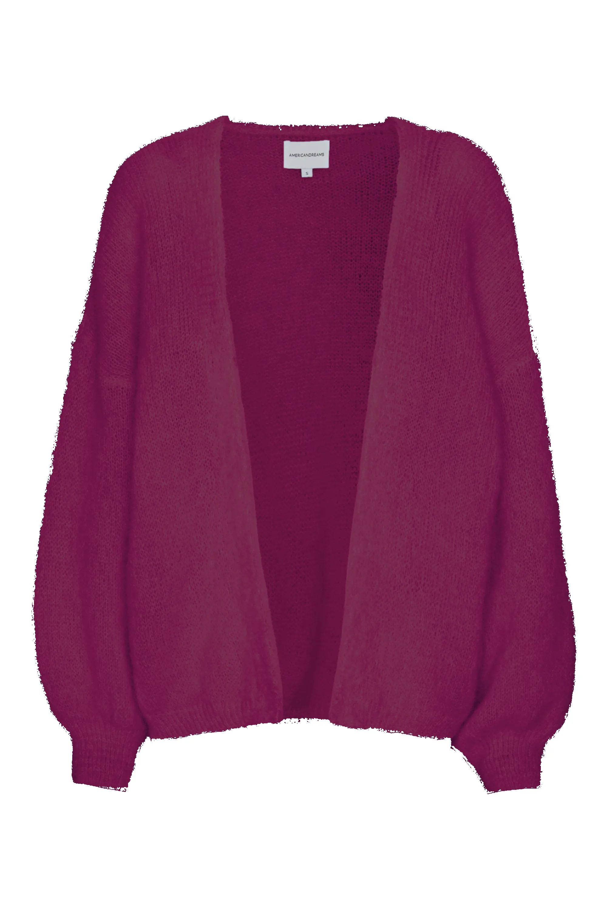 Lee Short Cardigan Bordeaux sold by Americandreams