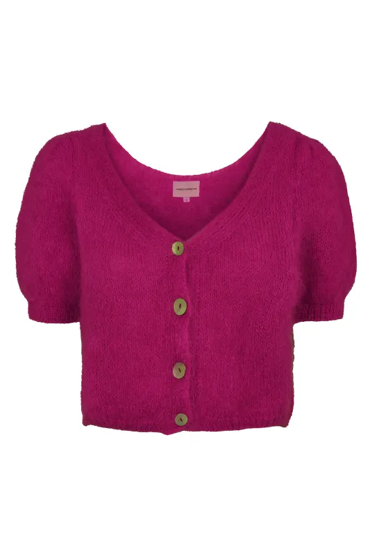 Harper Cardigan Bordeaux made by Americandreams