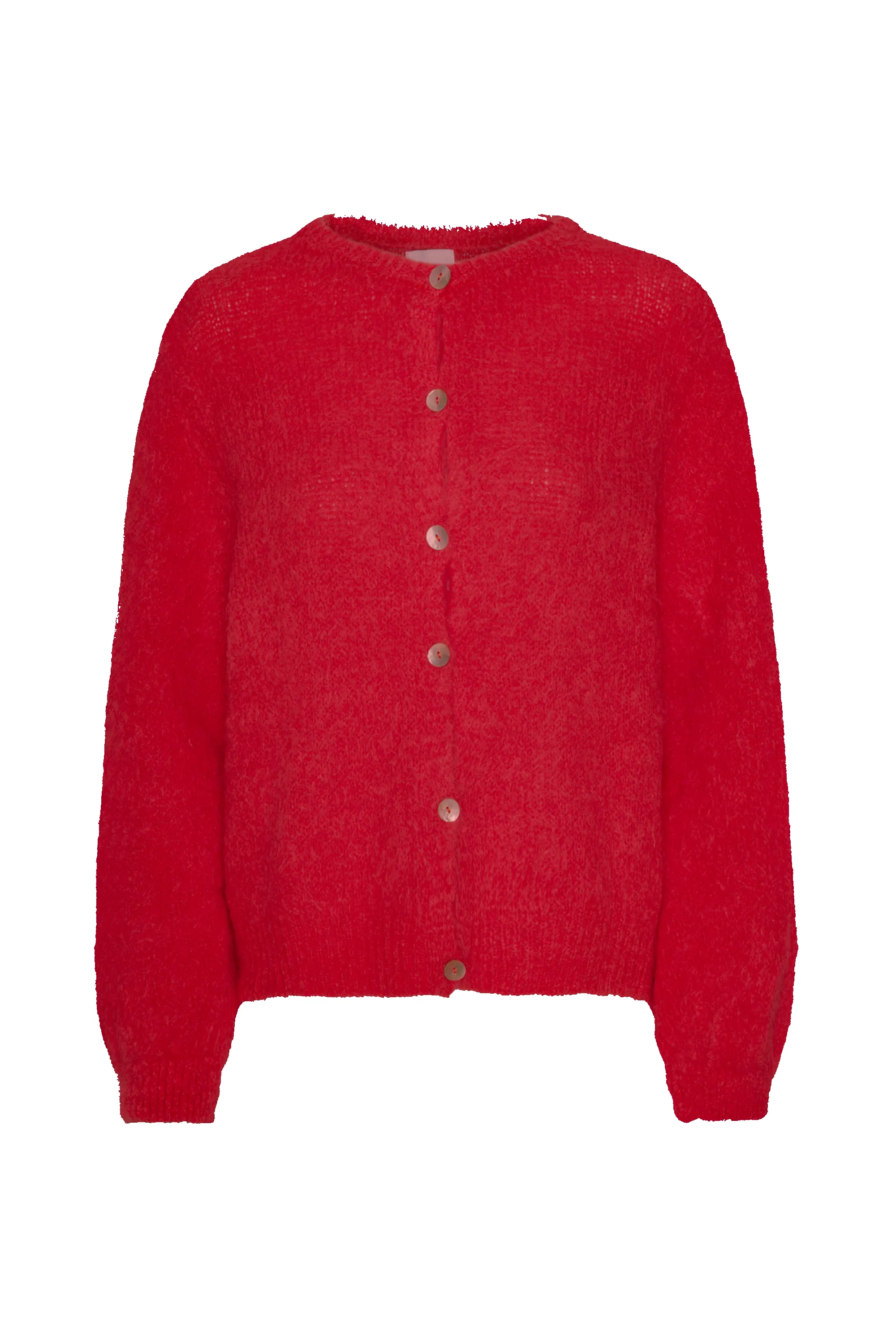 Susan Alpaca Cardigan Lipstick Red sold by Americandreams